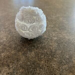 white rose satin pomade, 3”-lot of 7